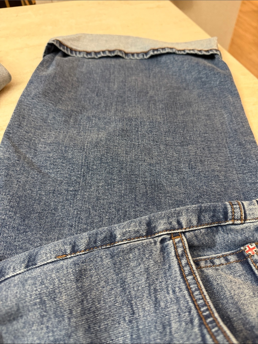 Hudson Jeans Women's Wide-Leg Jeans in Light Blue Denim “Dickinson” - Picture 11 of 12